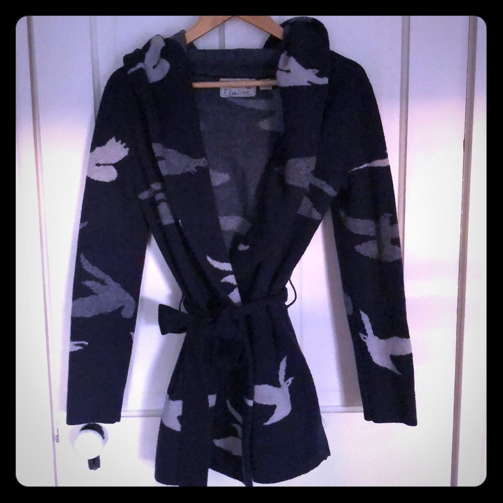Field Flower sweater coat